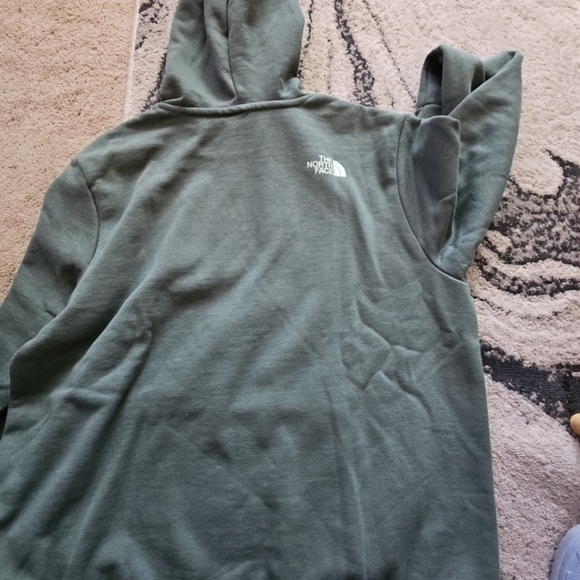 The North Face Womens Crewneck Pullover Hoodie Duck Green New - Picture 4 of 5